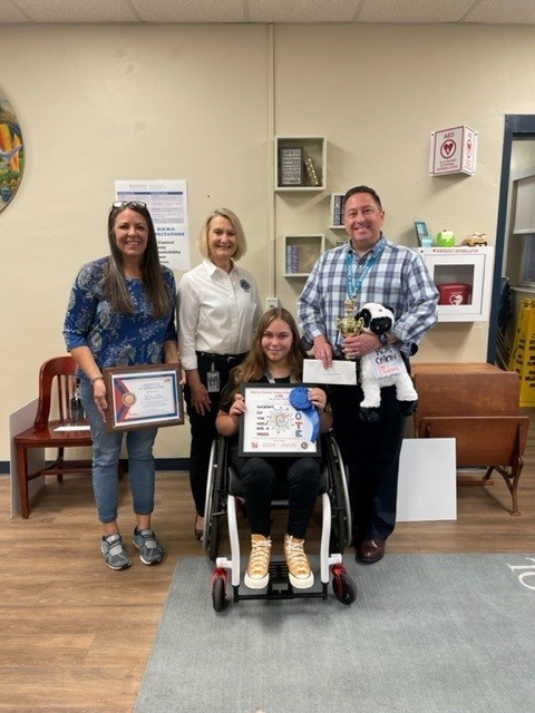 1st Place: Elle Wall of Hidden Oaks Middle School