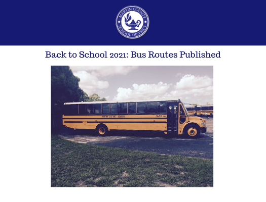 Bus Routes for 2021-2022 School Year