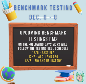 Benchmark Testing December 6-8, 2022