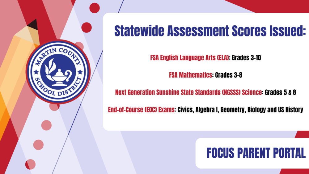 Spring 2022 Statewide Assessment Scores Now Available in FOCUS Parent Portal