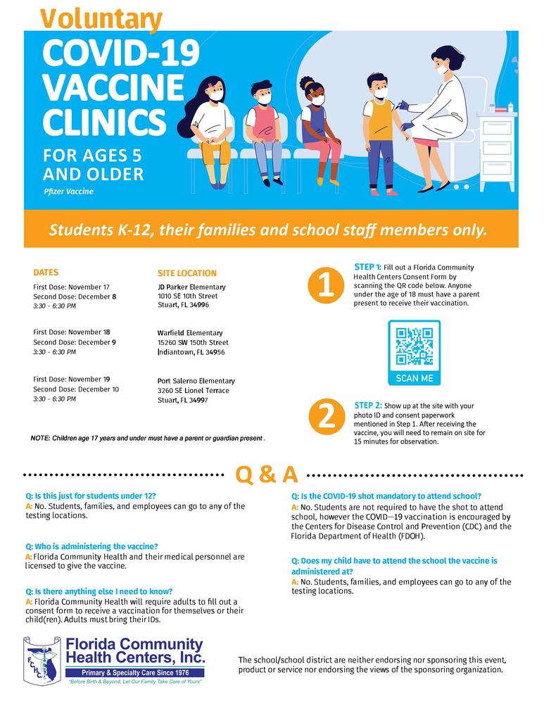 Voluntary COVID-19 Vaccination Flyer