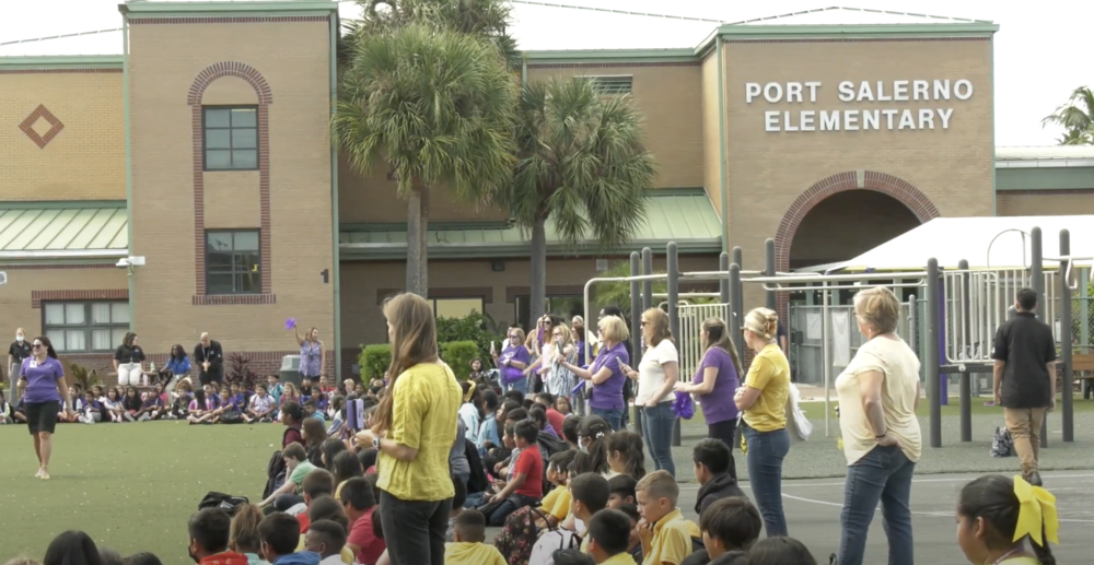 Port Salerno Elementary hosts AVID pep rally