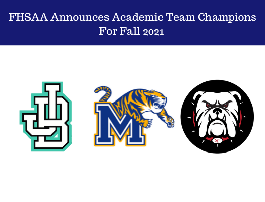 FHSAA Fall Academic Team Champions