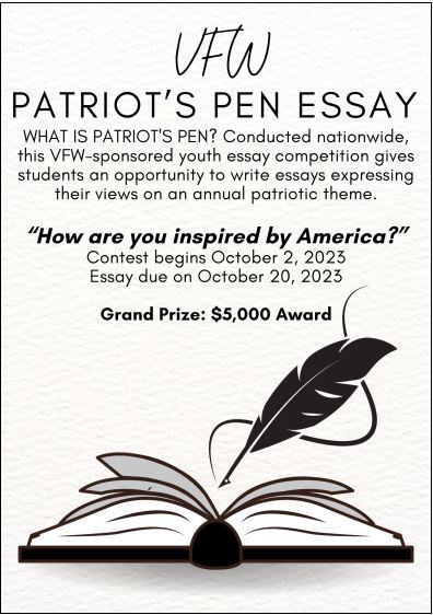 patriot's pen essay theme 2023