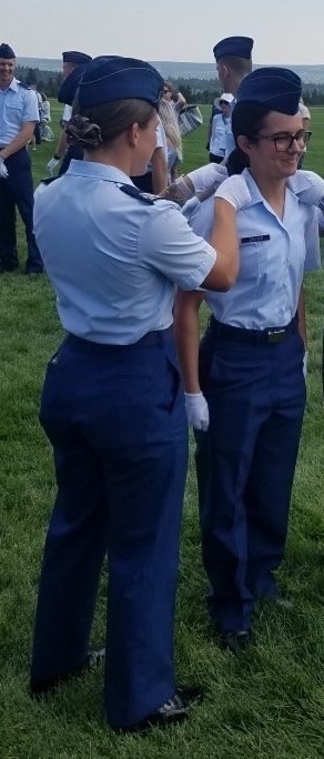 JBHS Air Force pinning ceremony 1