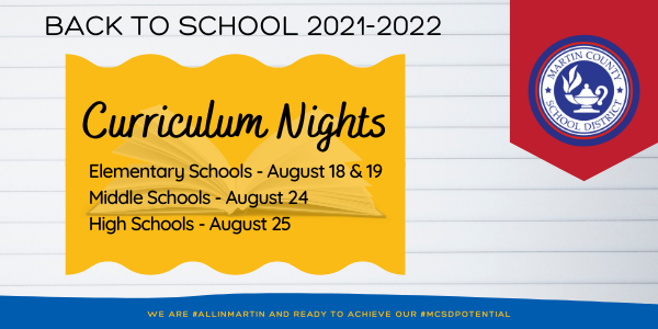 Curriculum Nights - Elementary
