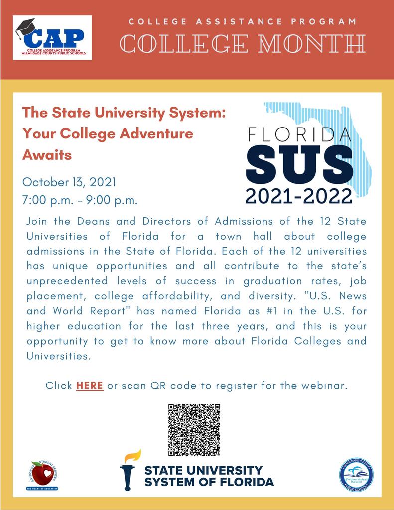 SUS Admissions Flyer