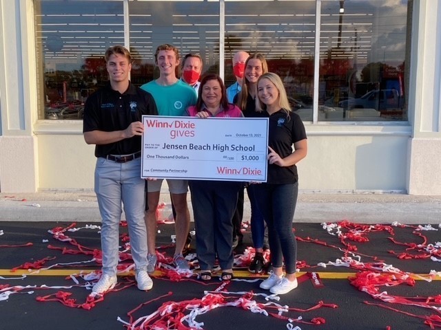 JBHS Winn Dixie donation