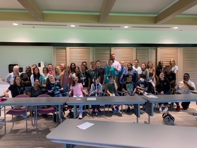 Ms. Dahn's JBHS students meet Dr. Millay.