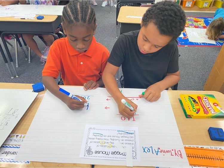 working on math