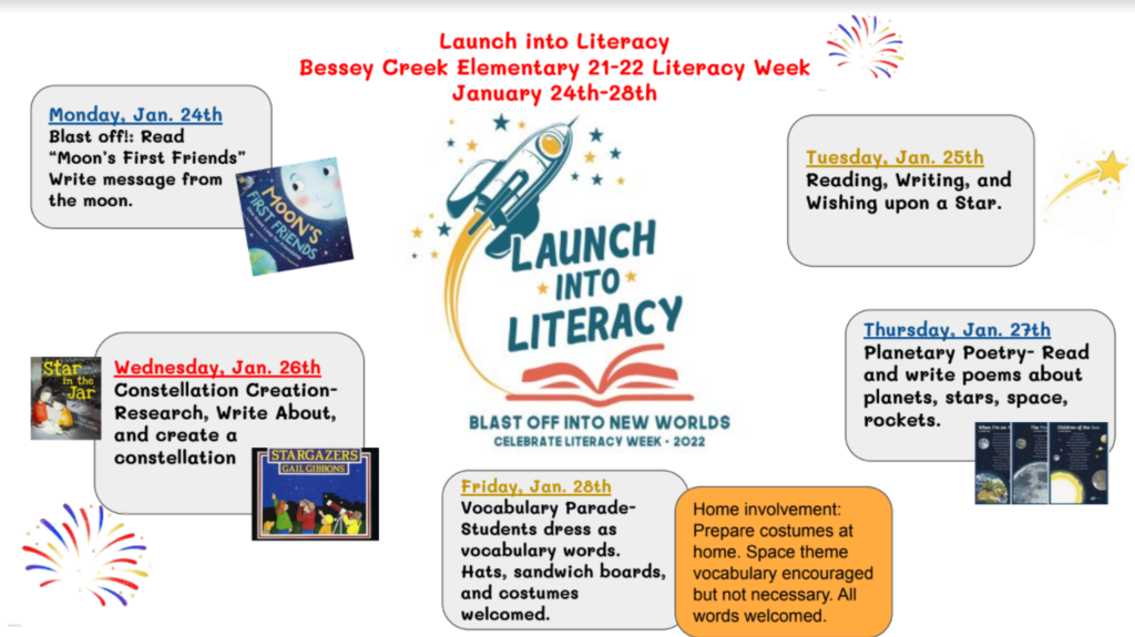literacy week parent flyer