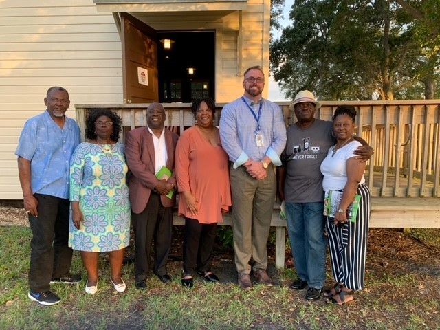 Superintendent John D. Millay joined School Board Vice Chair Tony Anderson and other local leaders in attending Martin County Black Heritage Initiatives’ recent “Meet a Teacher at the Salerno Colored School” event.