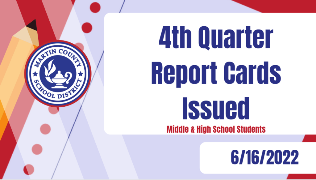 4th Quarter Report Cards