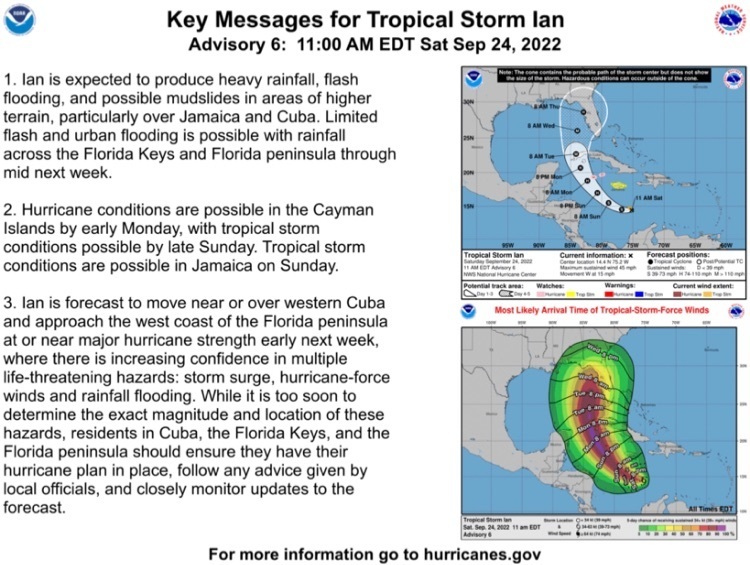 hurricane update 9/24 11 am