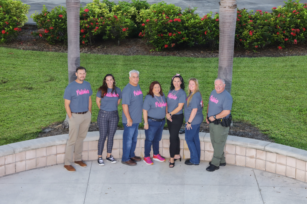 JBHS Falcon Family Wears Pink for Breast Cancer Awareness
