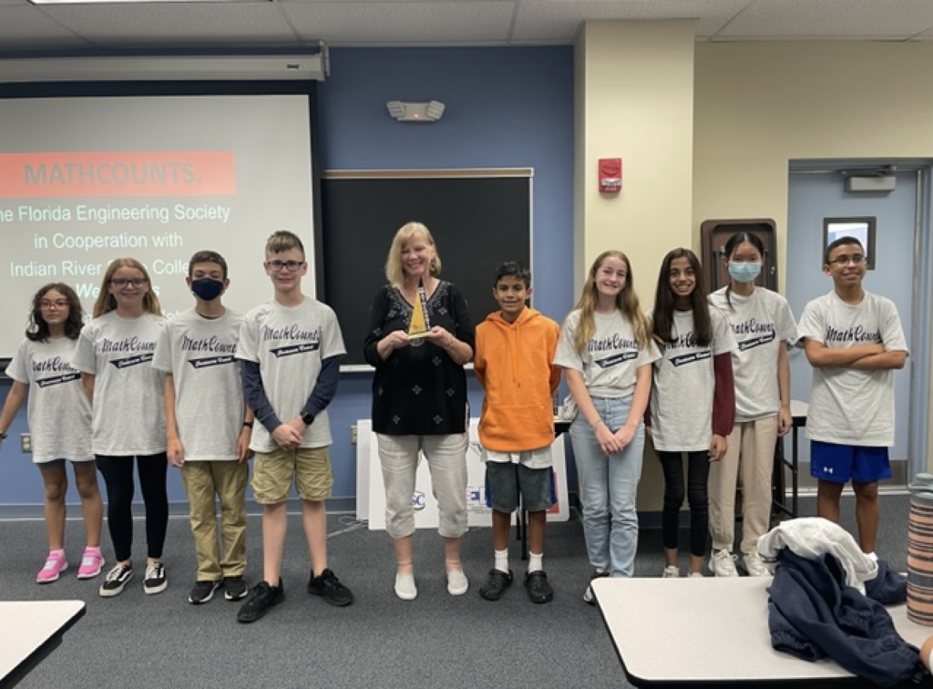 Hidden Oaks Middle students win top overall at MATH COUNTS competition