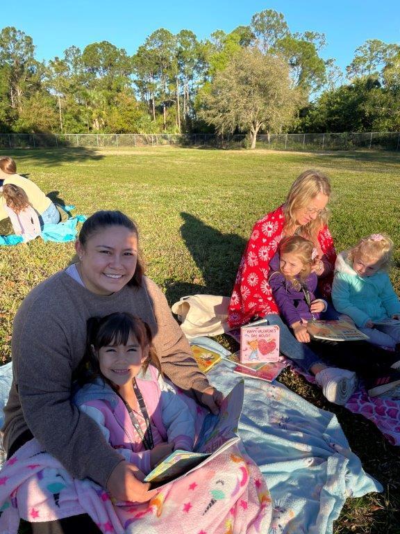 CLE families snuggle up for Read to Your Sweetheart