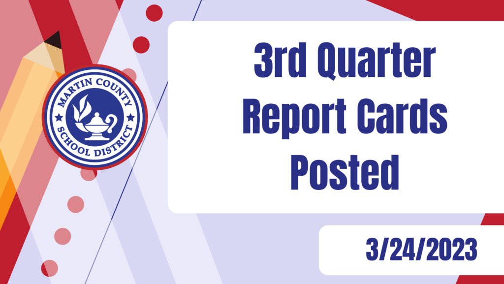 3rd Quarter Report Cards