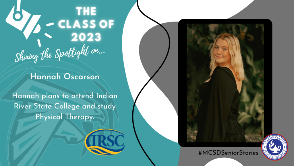 Shining a spotlight on JBHS senior Hannah Oscarson