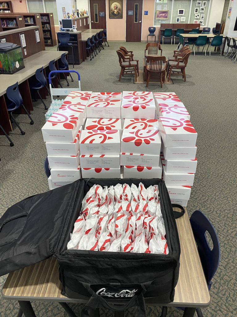 Chick-Fil-A donates 80 meals for MartinMentors
