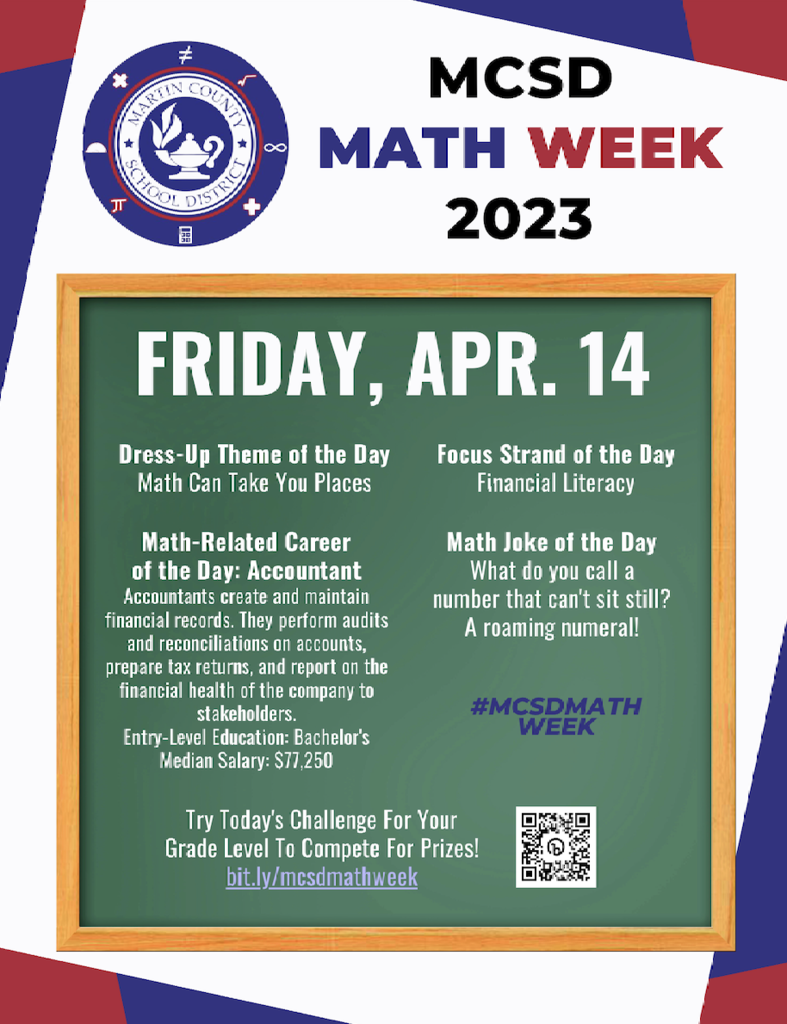 MCSD Math Week: Tacky Tourist Friday