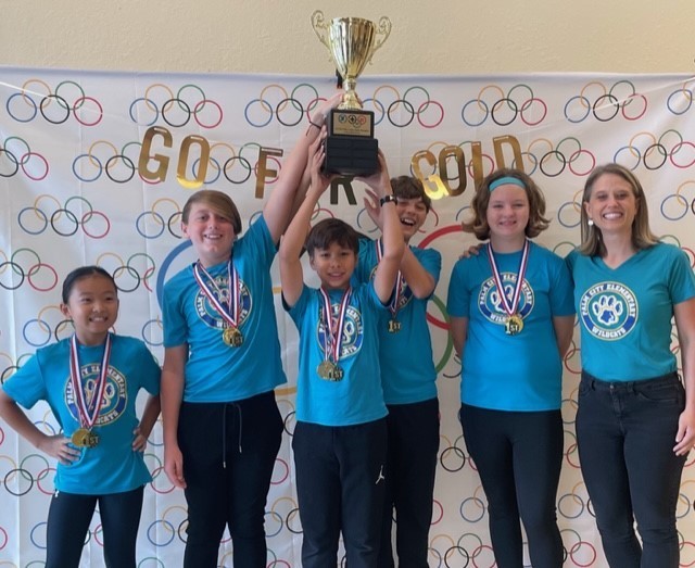 Palm City Elementary takes home gold at 5th Grade Math Olympics