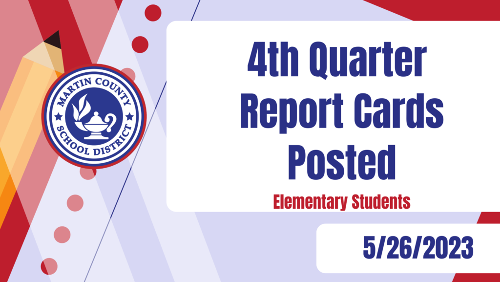 4th Quarter Report Cards posted