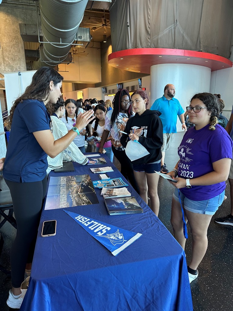 Middle school AVID students attend College Fair and Speaker Series at Miami Marlins stadium