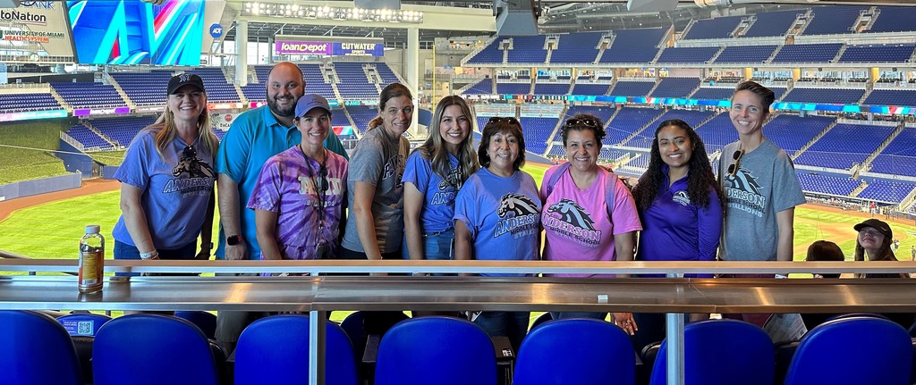 Middle school AVID students attend College Fair and Speaker Series at Miami Marlins stadium