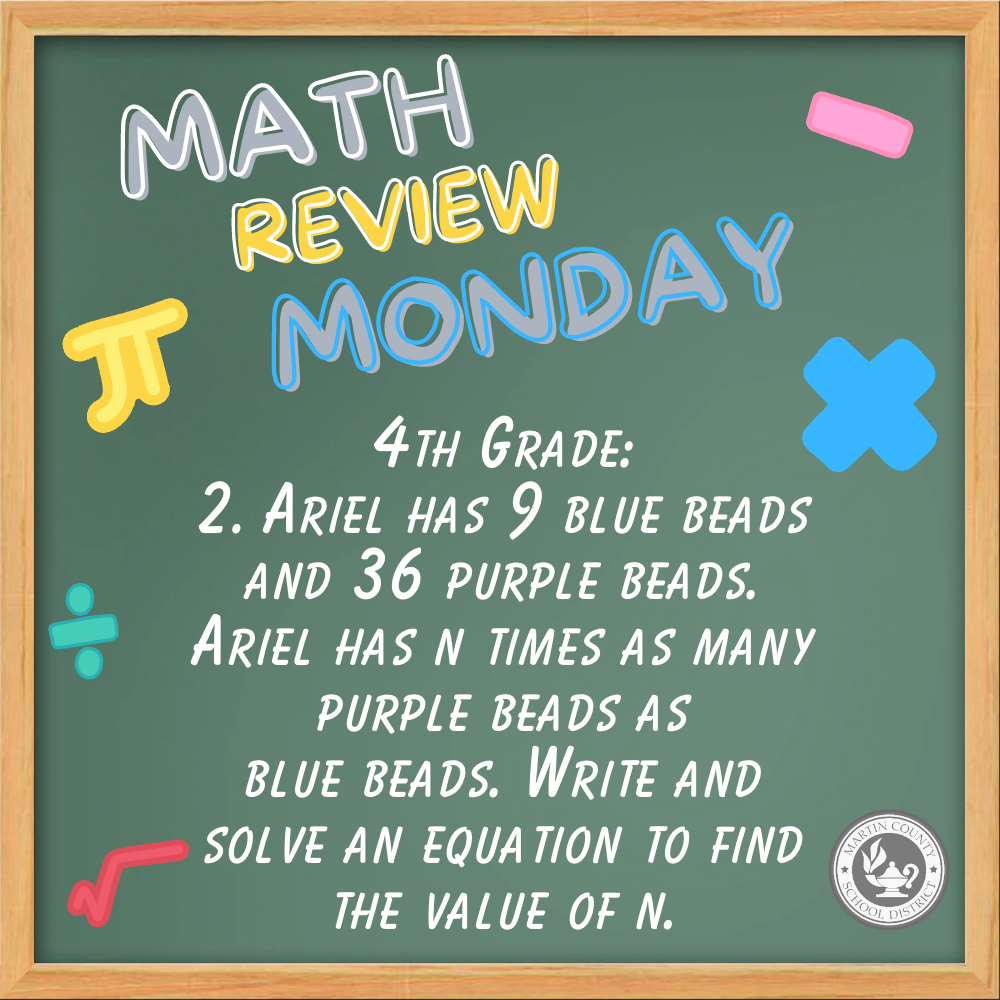 Math Review Monday