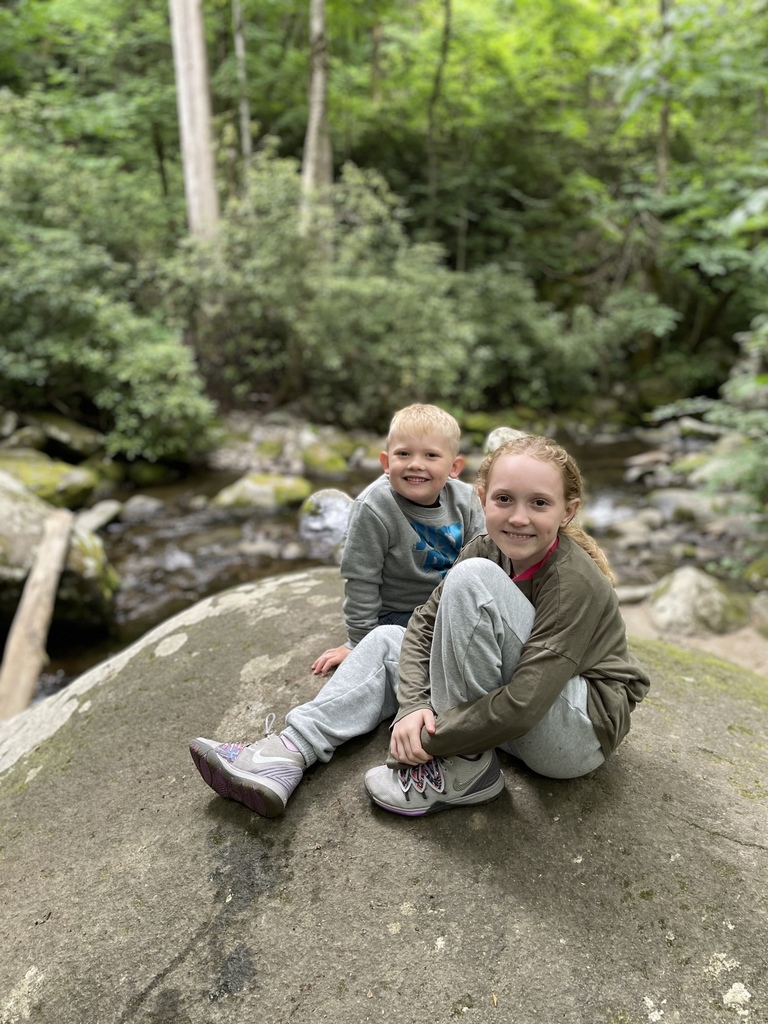 SWE students Ava and Bennett looked for bears and salamanders for their summer adventure