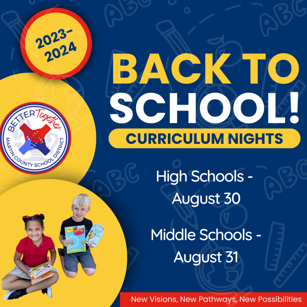 Curriculum night for high school and middle school