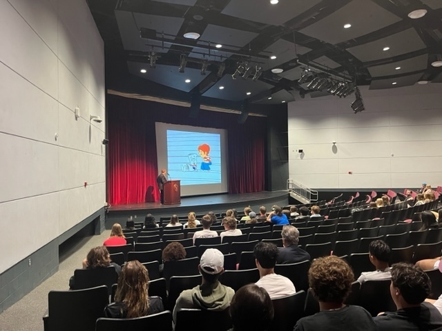 Judge Alan Forst presenting to South Fork High School Social Studies Classes